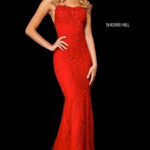 COPY - Red Prom Dress (Sherri Hill - 52338)